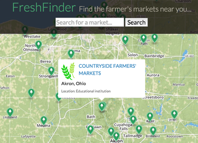 Freshfinder Landing Page